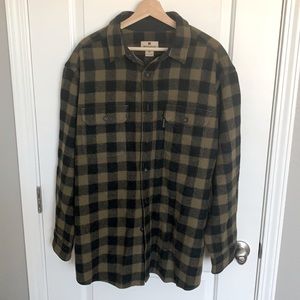 Woolrich wool shirt jacket